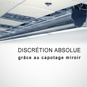 Visionaute Advance Raildome Caméra de Surveillance Mobile sur rail