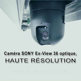 Visionaute Advance Raildome Caméra de Surveillance Mobile sur rail